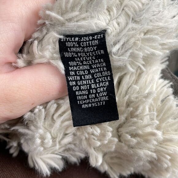 Sanctuary Grey Anorak with Fleece Trim Jacket - Picture 6 of 6